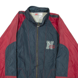 NIKE Mens Track Jacket Red Colourblock M