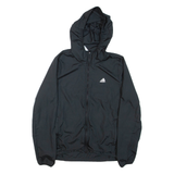 ADIDAS Womens Track Jacket Black Hooded S