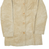 Womens Jacket Beige Leather M