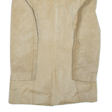 Womens Jacket Beige Leather M