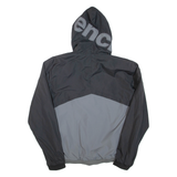 BENCH Mens Track Jacket Grey Hooded L