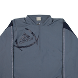 ADIDAS Mens Pullover Jacket Blue XL