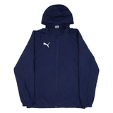 PUMA Mens Track Jacket Blue Hooded M