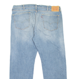 LEVI'S 505 Jeans Mens Blue Regular Straight Stone Wash W40 L30