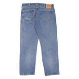 LEVI'S 505 Jeans Mens Blue Regular Straight Stone Wash W38 L30