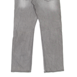 LEVI'S 514 Jeans Mens Grey Slim Straight Stone Wash W34 L30