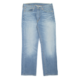 LEVI'S 514 Jeans Mens Blue Slim Straight Stone Wash W34 L30
