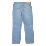 LEVI'S 514 Jeans Mens Blue Slim Straight Stone Wash W34 L30