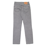 LEVI'S 511 Jeans Mens Grey Slim Straight W30 L32