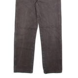 WRANGLER Mens Jeans Grey Regular Straight W33 L32