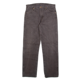 WRANGLER Mens Jeans Grey Regular Straight W33 L32