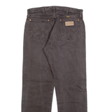 WRANGLER Mens Jeans Grey Regular Straight W33 L32