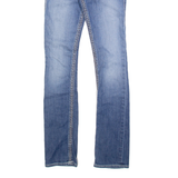 TRUE RELIGION Womens Jeans Blue Slim Straight Stone Wash W24 L33