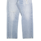 LEVI'S 505 02 Jeans Mens Blue Regular Straight Stone Wash W32 L30