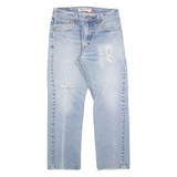 LEVI'S 505 02 Jeans Mens Blue Regular Straight Stone Wash W32 L30
