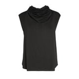 Lâcher Prise - Légèreté Black Cowl Neck Top