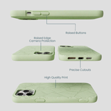 Sage Green Lushy Leaves iPhone 12 Pro Max Case