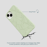 Sage Green Lushy Leaves iPhone 13 Case