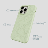 Sage Green Lushy Leaves iPhone 14 Pro Max Case