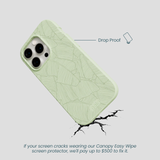 Sage Green Lushy Leaves iPhone 15 Pro Case