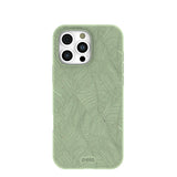 Sage Green Lushy Leaves iPhone 16 Pro Max Case
