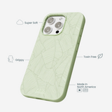 Sage Green Lushy Leaves iPhone 16 Pro Max Case