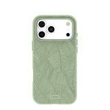 Sage Green Lushy Leaves iPhone 17 Pro Max Case
