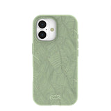 Sage Green Lushy Leaves iPhone 17 Case
