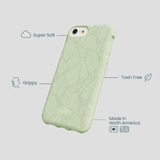 Sage Green Lushy Leaves iPhone 6/6s/7/8/SE Case