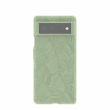 Sage Green Lushy Leaves Google Pixel 6 Case