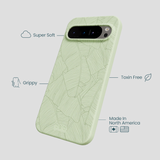 Sage Green Lushy Leaves Google Pixel 9 Pro XL Case