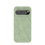 Sage Green Lushy Leaves Google Pixel 9/9 Pro Case