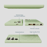 Sage Green Lushy Leaves Samsung Galaxy S24 Ultra Case
