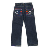 Age 7 Coogi Embroidered Jeans - 24W 22L Blue Cotton