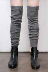 Leg Warmers - Alpaca - Grey