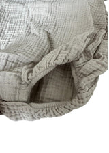 Organic Baby Muslin Romper - Light Grey
