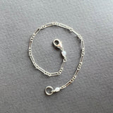 Lily Chain Bracelet Silver
