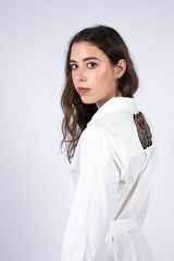 Robe Chemise Avika White