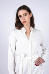 Robe Chemise Avika White