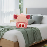 Anypack 3D Pink Pig Kids School Backpack Cute Cartoon Animal Style Children Toddler Plush Bag Perfect Accessories For Boys and Girls