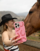 Bubblegum Pink Lucky Horseshoe Google Pixel 9a Case
