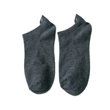 Anyfootwear 5 Pairs One Size 4-5 Black Fashion Funny Unisex Cotton Short Socks 3D Stereoscopic Heel Embroidery Cute Candy Color Casual Socks