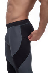 Gray/Black Meggings