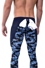 Blue Camo Meggings