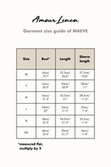 Maeve button linen top in Mocha Gingham