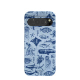 Powder Blue Marine Life Google Pixel 9/9 Pro Case
