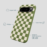 Forest Floor Matcha Check Google Pixel 10 Pro XL Case