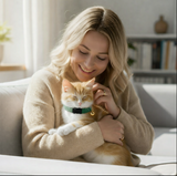 Anypet Large Hunter Green Cat Collar with Safety Buckle, Bell & Durable Adjustable Strap – Stylish Comfortable Pet Accessory for Cats