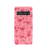 Bubblegum Pink Mermaid Cocktail Google Pixel 7 Pro Case