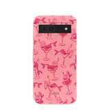 Bubblegum Pink Mermaid Cocktail Google Pixel 8a Case